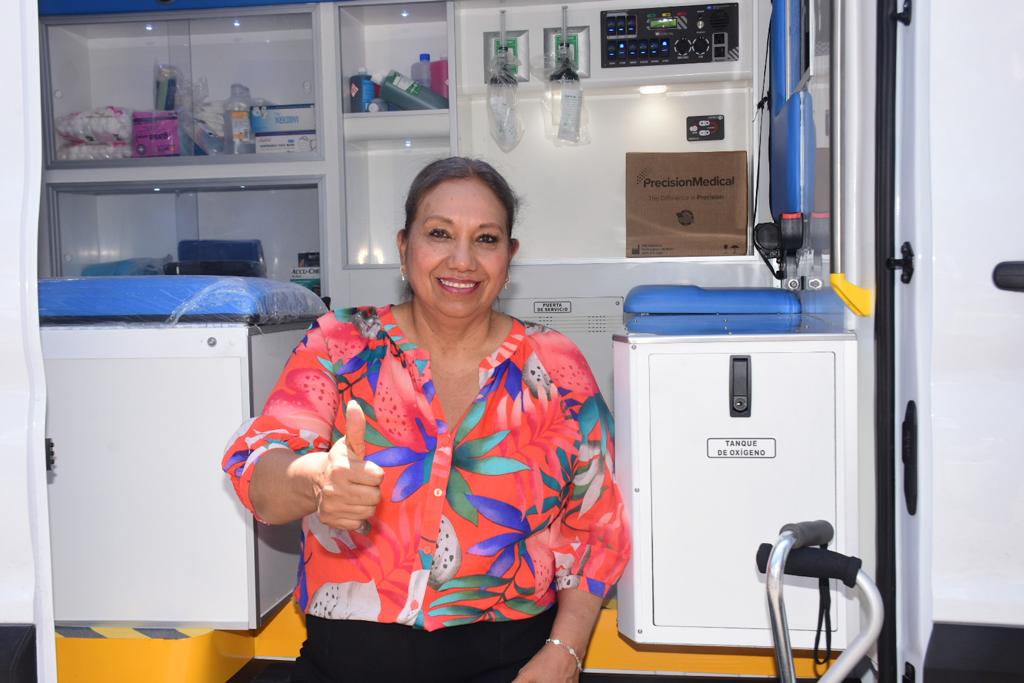 ATENCIÓN MÉDICA EN SOLEDAD, SE FORTALECE Y AMPLÍA CON DONACIÓN DE AMBULACIÓN DEL ESTADO: LEONOR NOYOLA