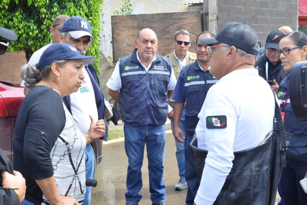 EN ZONA ORIENTE, LEONOR NOYOLA SUPERVISA Y DIRIGE TRABAJOS DE REMEDIACIÓN DE AFECTACIONES POR&nbsp;LLUVIAS