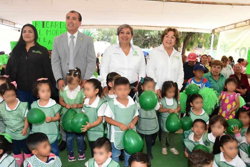 ESTADO Y ALCALDESA LEONOR NOYOLA ARRANCAN CONSTRUCCIÓN DE NUEVO JARDÍN DE NIÑOS, EN&nbsp;SOLEDAD