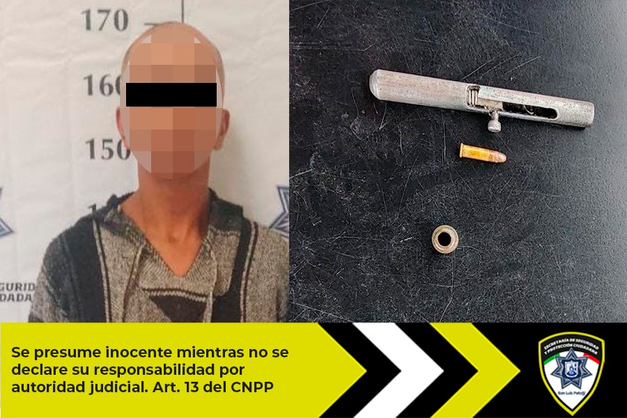 Agentes de Policía Vial detienen a hombre por posesión de cachimba