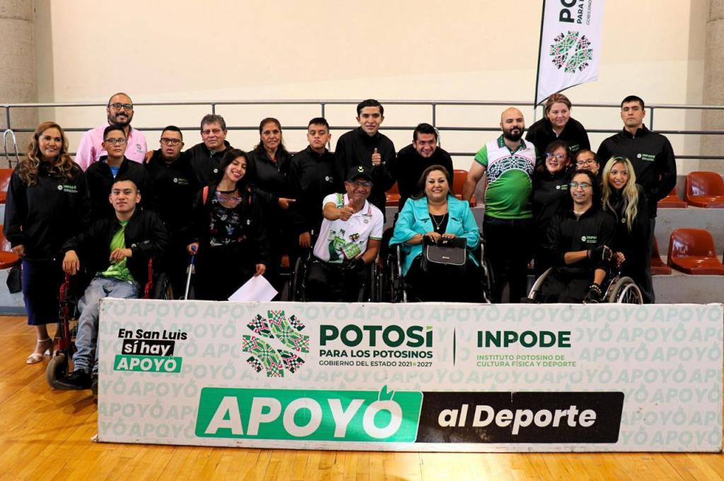 ESTADO REFRENDA APOYO A LAS Y LOS PARATLETAS REPRESENTANTES DE SAN LUIS POTOSÍ 
