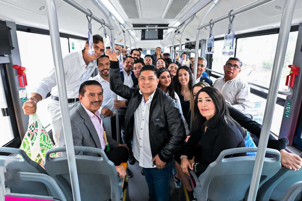 SAN LUIS POTOSÍ TIENE TRANSPORTE DE PRIMER NIVEL CON METRORED, Y VAMOS POR MÁS: RICARDO&nbsp;GALLARDO