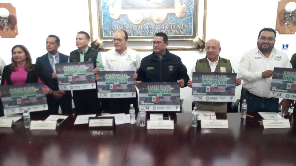 PRESENTAN TERCERA EDICIÓN DE CARAVANA DEL MIGRANTE POTOSÍNO&nbsp;2023.
