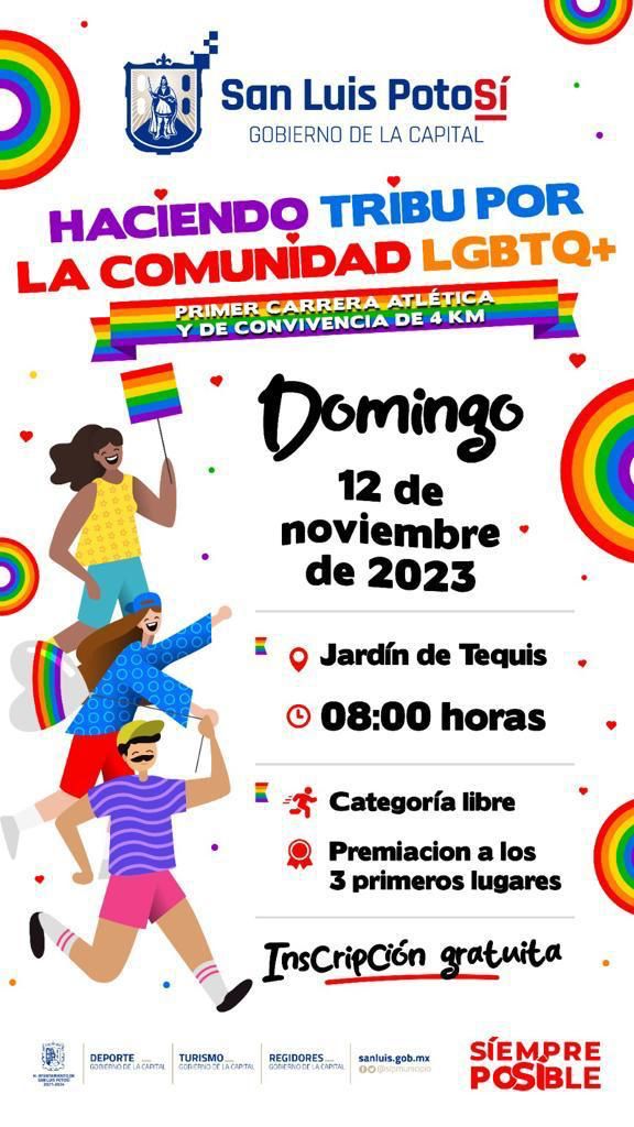 Convocan a la convivencia atlética “Haciendo tribu por la comunidad&nbsp;LGBTQ+”