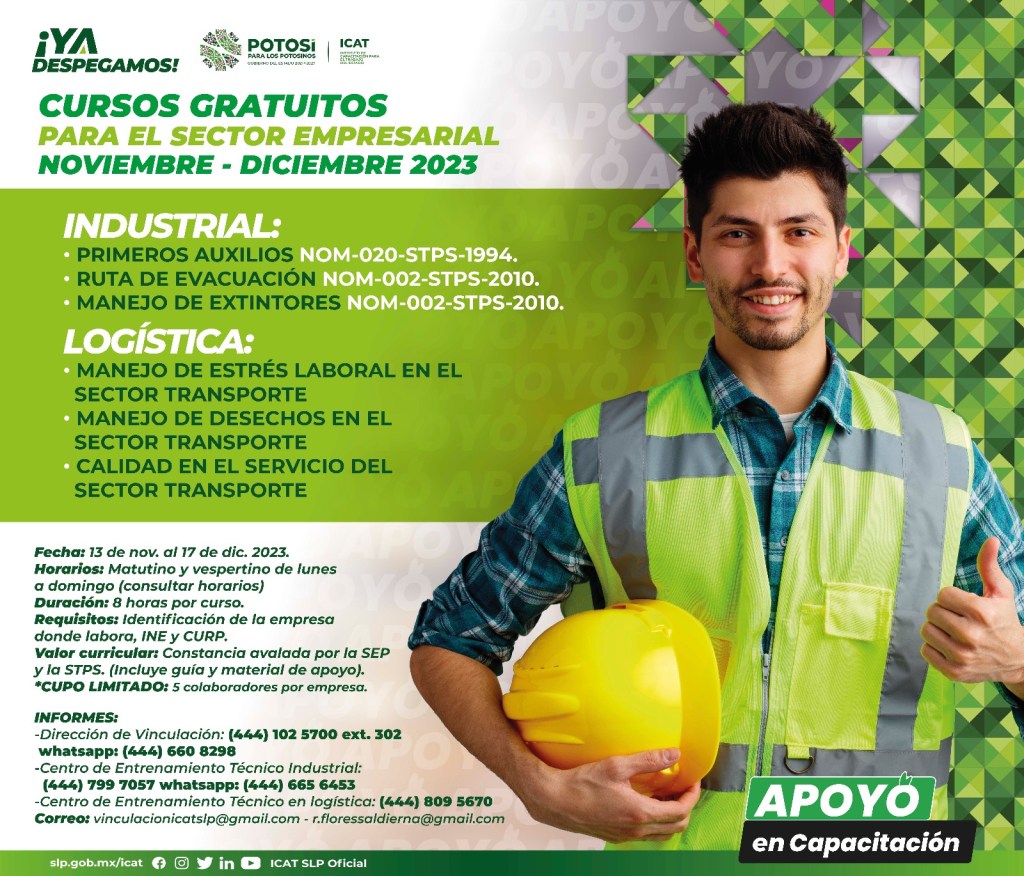 AVANZA ESTADO EN CAPACITACIÓN A TRABAJADORES DE LA ZONA&nbsp;INDUSTRIAL