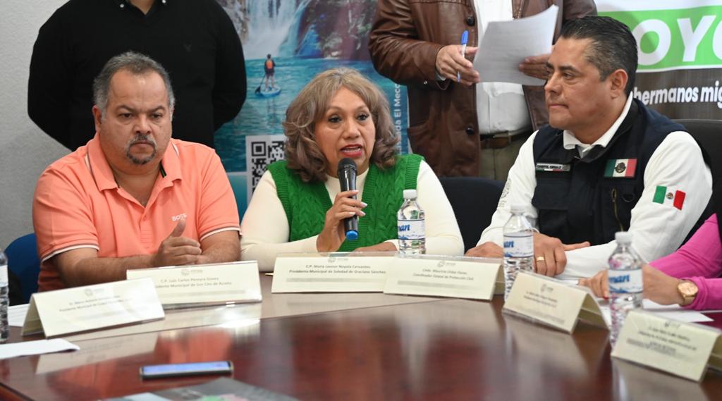 CARAVANA MIGRANTE FORTALECERÁ ECONOMÍA EN SOLEDAD DE GRACIANO SÁNCHEZ : ALCALDESA LEONOR&nbsp;NOYOLA