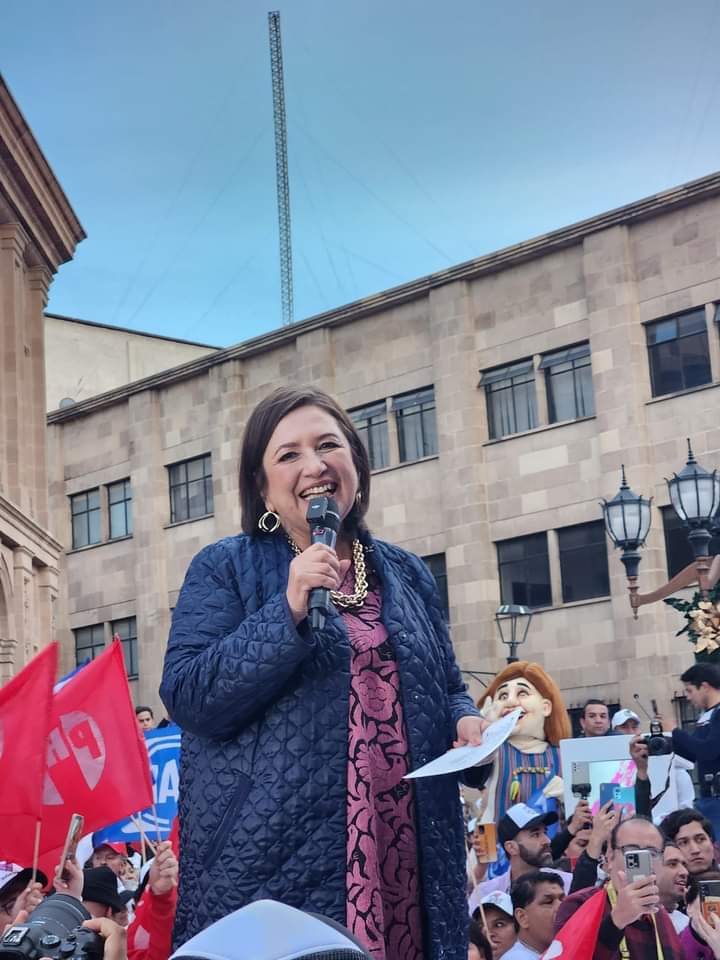 «MEJORAR EDUCACIÓN SALARIO SEGURIDAD EMPLEO E INFRAESTRUCTURA PARA SLP» XOCHITL&nbsp;GÁLVEZ.