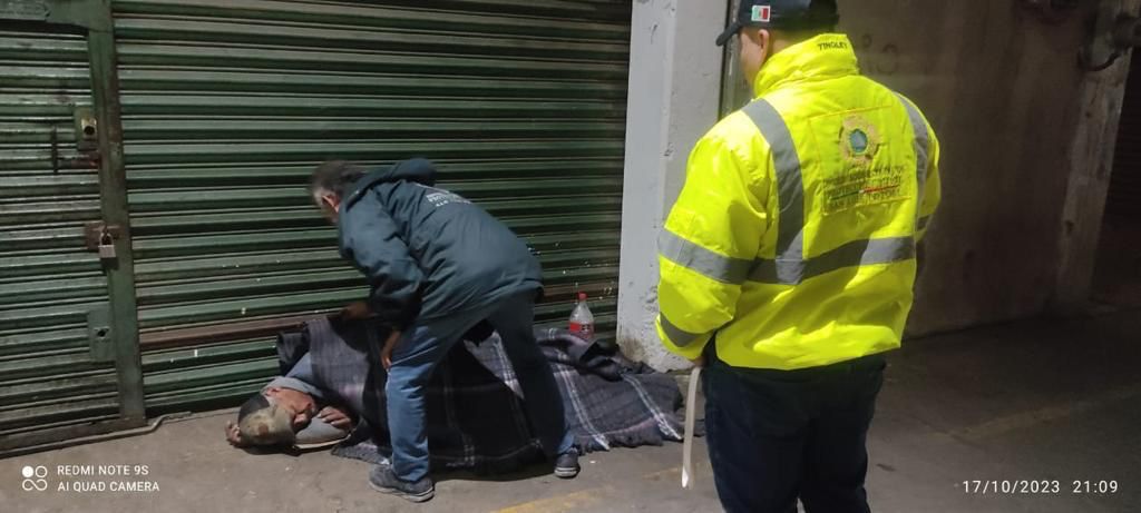 GOBIERNO BRINDA APOYO A PERSONAS EN SITUACIÓN DE CALLE POR&nbsp;FRÍO