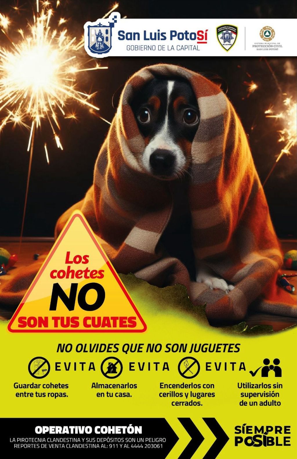 Protección Civil Municipal decomisa pirotecnia por venta fuera de las fechas&nbsp;permitidas