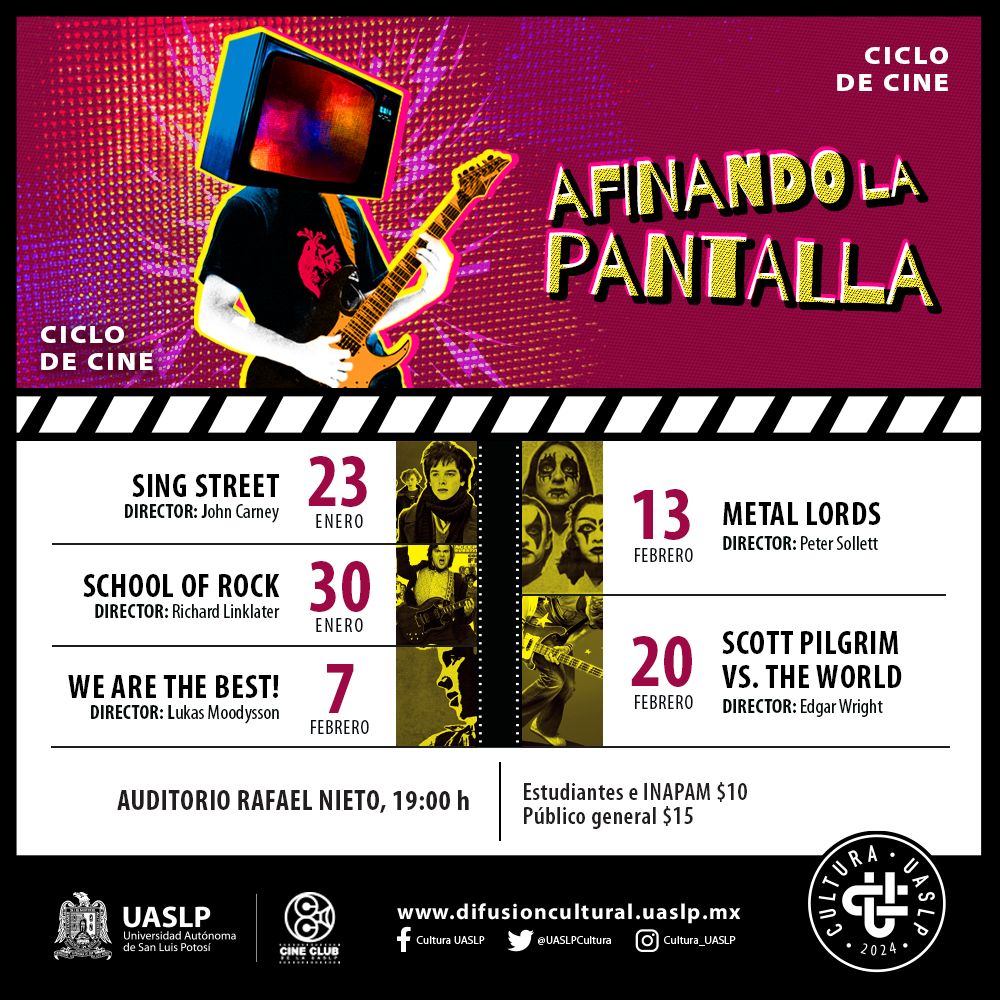 “Afinando la pantalla” nuevo ciclo de cine de la&nbsp;UASLP