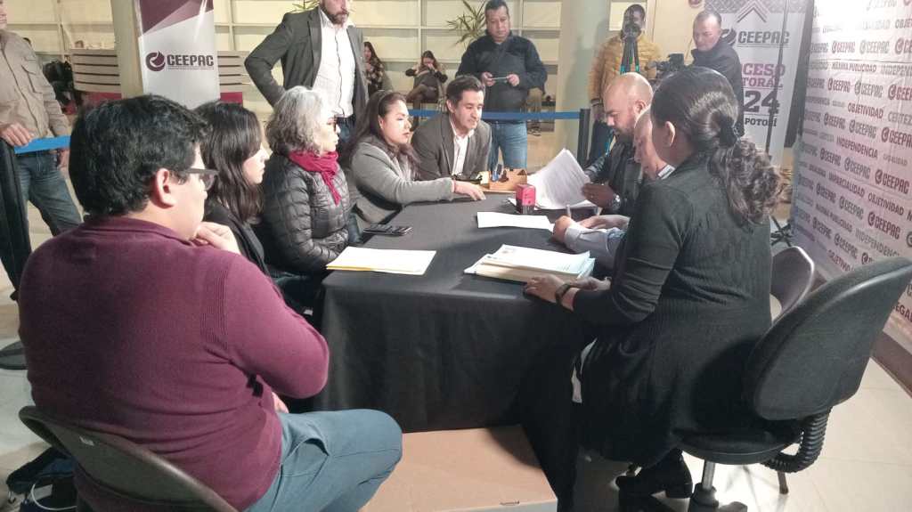 FIRMAN PVEM, PT Y MORENA CONVENIO DE COALICIÓN PARCIAL EN SAN LUIS&nbsp;POTOSÍ