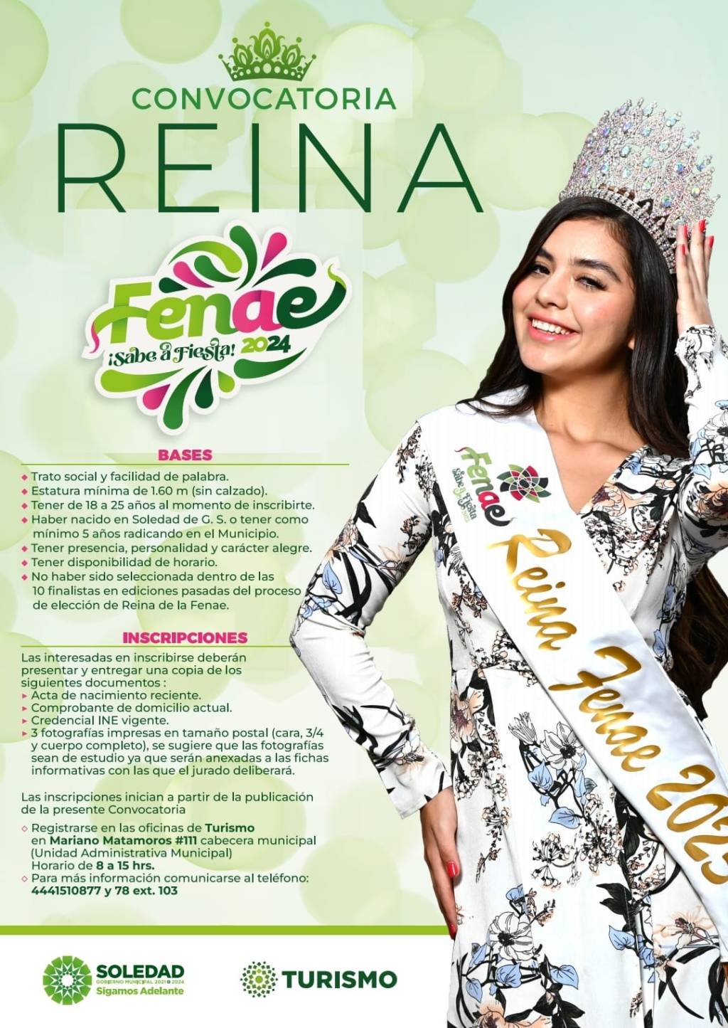 PRÓXIMO 9 DE FEBRERO, CIERRA CONVOCATORIA PARA ELECCIÓN DE REINA FENAE&nbsp;2024