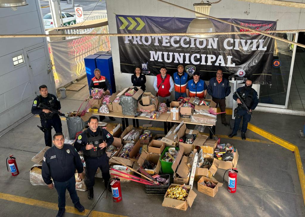 EL GOBIERNO DE LA CAPITAL DEL SI ASEGURÓ 650 KILOS DE PIROTECNIA, COMO RESULTADO DEL OPERATIVO COHETON 2023, CIFRA SIN PRECEDENTES EN NUESTRO&nbsp;MUNICIPIO.