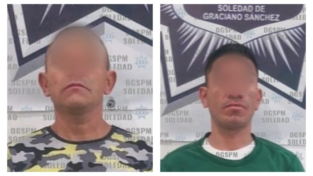 POLICÍA DE SOLEDAD DETIENE A SUJETOS POR ROBO CON VIOLENCIA, POSESIÓN DE ARMA HECHIZA Y DROGA, EN COLONIA SAN&nbsp;ANTONIO