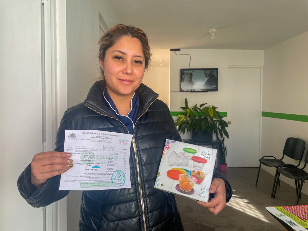 CONTINÚA DE MANERA POSITIVA PROGRAMA DE DESCUENTOS EN PAGO DEL IMPUESTO PREDIAL, EN&nbsp;SOLEDAD