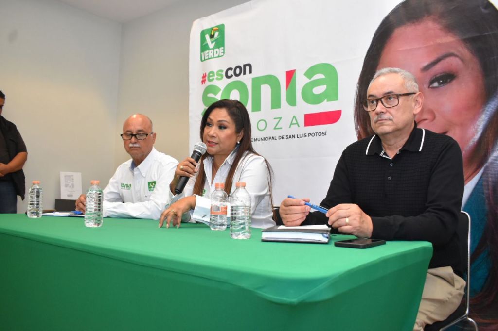 Sonia Mendoza hace un llamado a la unidad y al fortalecimiento del PVEM en San Luis&nbsp;Potosí.