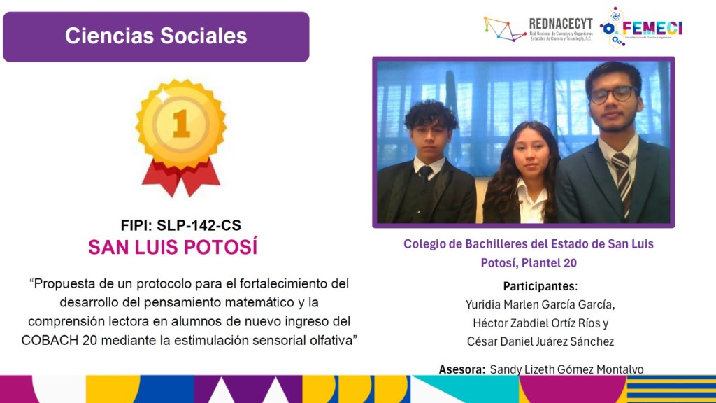 GOBIERNO RECONOCE A GANADORES DE LA FERIA MEXICANA DE&nbsp;CIENCIAS