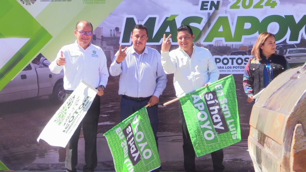 GOBERNADOR DA INICIO A LOS TRABAJOS DE PROLONGACIÓN AV.&nbsp;SALK.