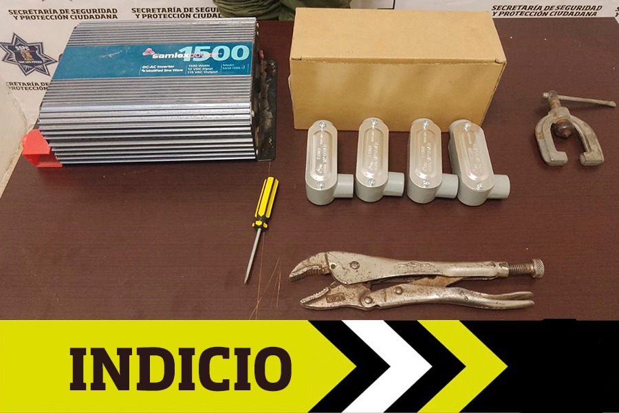 Oficiales de Guardia Municipal detienen a hombre señalado por robo en un taller&nbsp;mecánico