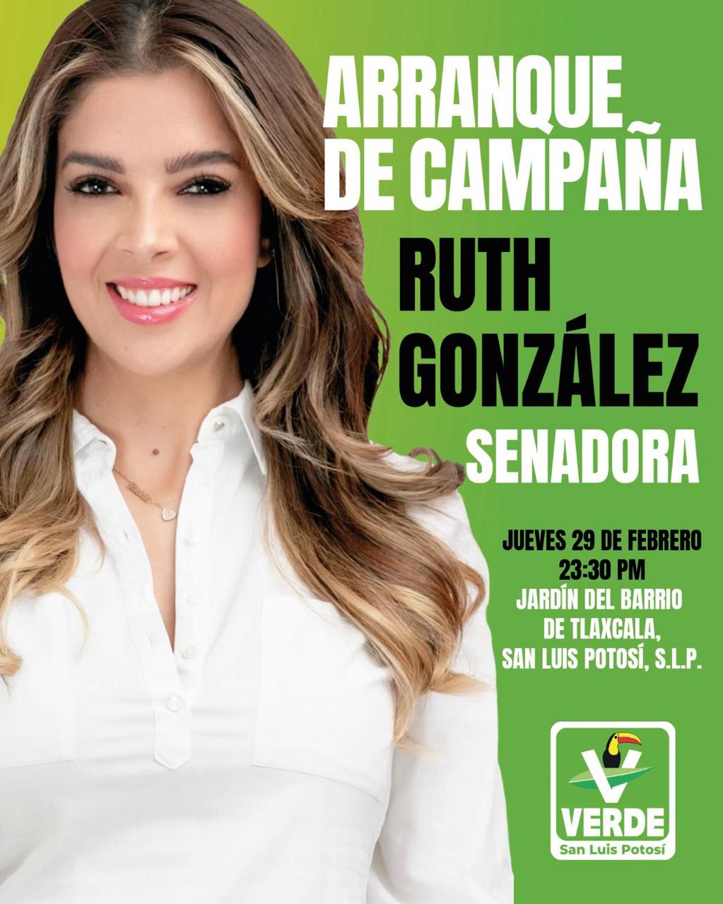 Recibe el barrio de Tlaxcala a Ruth González para su arranque de campañaLa candidata al Senado de la República estará acompañada de liderazgos nacionales del PVEM y candidatos&nbsp;federales