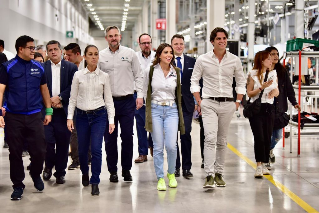 La candidata a Senadora acompañó a Claudia Sheinbaum a un recorrido por la planta de BMW, donde afirmó que con su próximo gobierno federal habrá más apoyo para la atracción de empresas y el desarrollo del&nbsp;Estado
