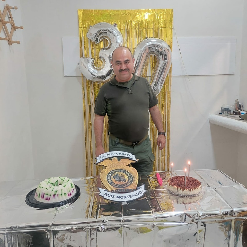 OFICIAL SAMUEL RUIZ SE DESPIDE DE GUARDIA CIVIL&nbsp;ESTATAL