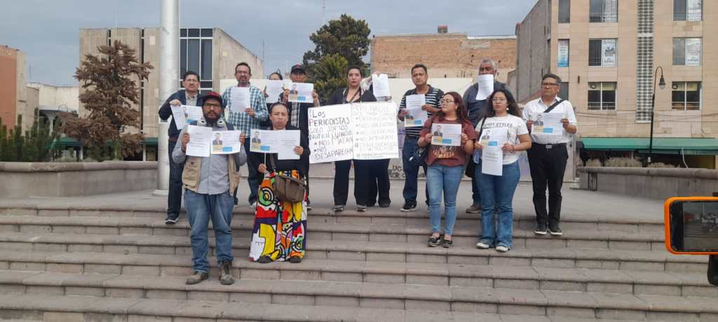 GREMIO DE PERIODISTAS POTOSINOS ALZAN LA VOZ POR LA DESAPARICIÓN DEL REPORTERO JAIME BARRERA.