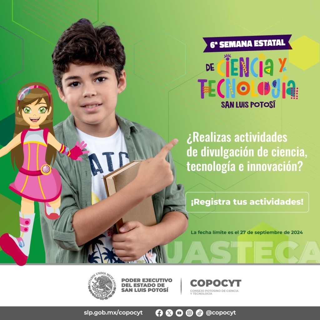 INVITAN A PARTICIPAR EN LA SEMANA ESTATAL DE CIENCIA Y&nbsp;TECNOLOGÍA