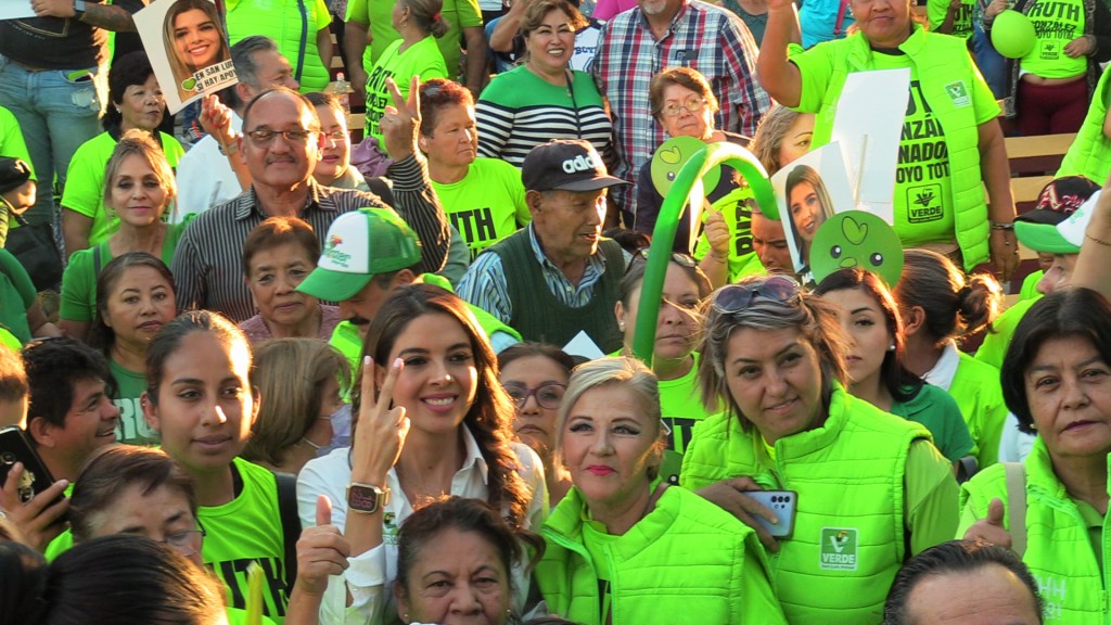 “SEGUIREMOS TRANSFORMADO SAN LUS POTOSÍ DESDE EL SENADO” RUTH GONZÁLEZ SILVA CANDIDATA DEL&nbsp;PVEM.