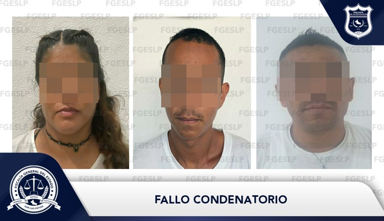 LOGRA FGESLP FALLO CONDENATORIO PARA DOS HOMBRES Y UNA MUJER ACUSADOS POR DESAPARICIÓN COMETIDA POR PARTICULARES&nbsp;AGRAVADA