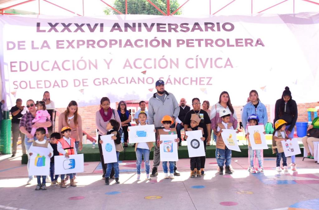 AUTORIDADES SOLEDENSES CONMEMORAN EL 86 ANIVERSARIO DE LA EXPROPIACIÓN PETROLERA