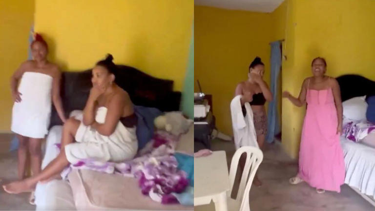 hombre graba infelidad de su mujer con otra&nbsp;mujer