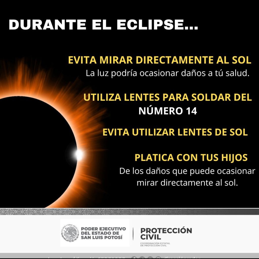 PIDEN EXTREMAR PRECAUCIONES POR ECLIPSE&nbsp;SOLAR
