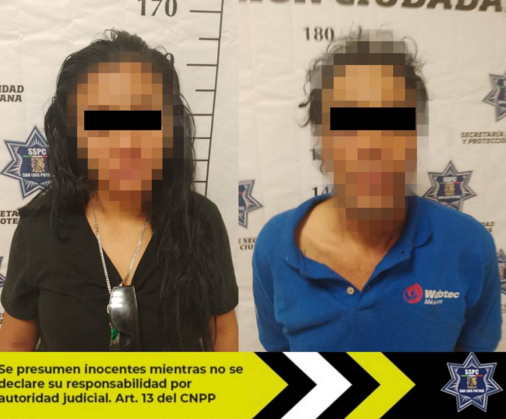 En Zona Centro, oficiales de Guardia Municipal detienen a una pareja señalados de robo a transeúnte, lesiones y daños a un&nbsp;vehículo