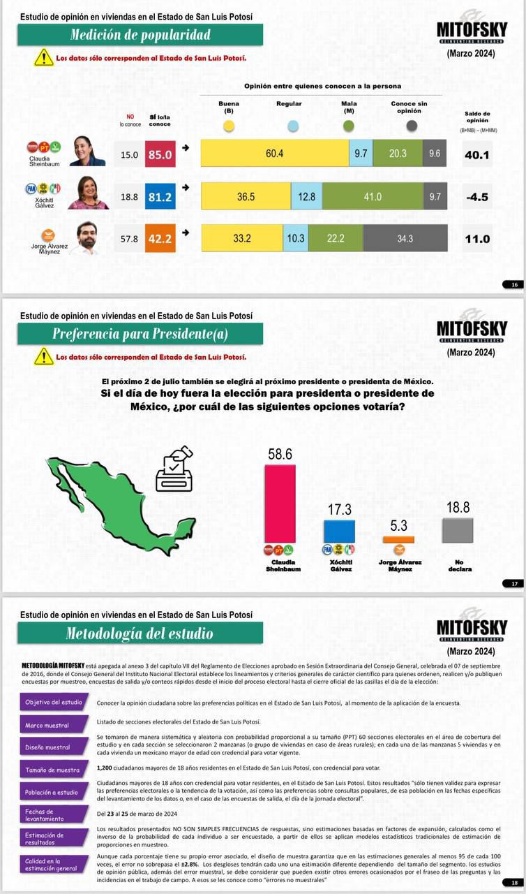DE TRIUNFO EN FAVOR DEL PARTIDO VERDE ES AVALADA POR POTOSINOS:&nbsp;MITOFSKY