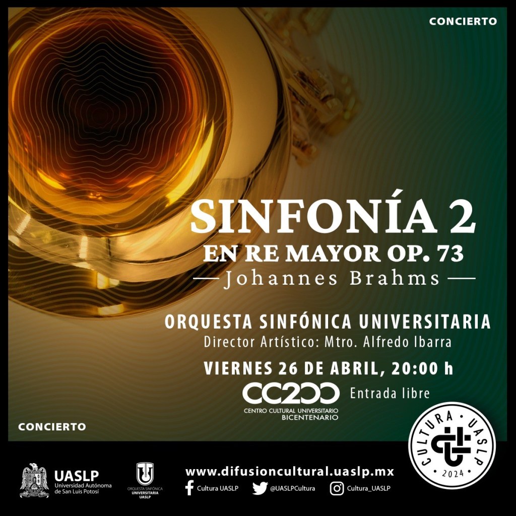 ASLP invita a concierto de la Orquesta Sinfónica Universitaria que interpretará música de Johannes&nbsp;Brahms