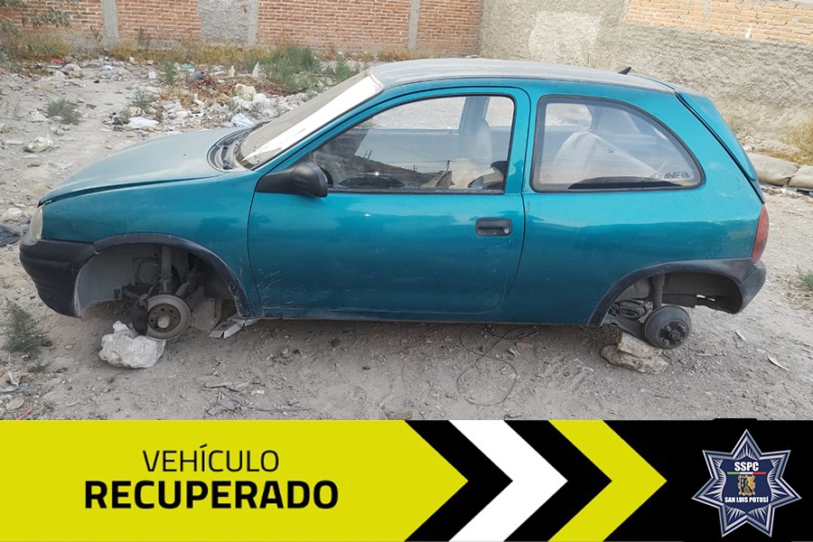 Agentes de la SSPC recuperan vehículo con reporte de robo&nbsp;vigente