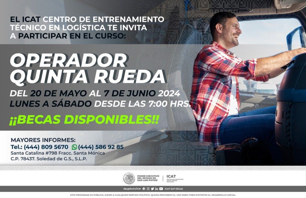 INVITAN AL CURSO PARA OPERADORES DE QUINTA&nbsp;RUEDA