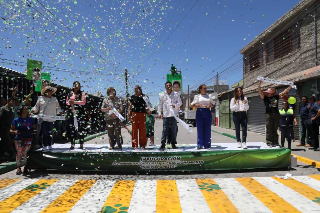 GOBIERNO ESTATAL CUMPLE CON CALLES RENOVADAS EN LA COLONIA NUEVO&nbsp;FORESTA