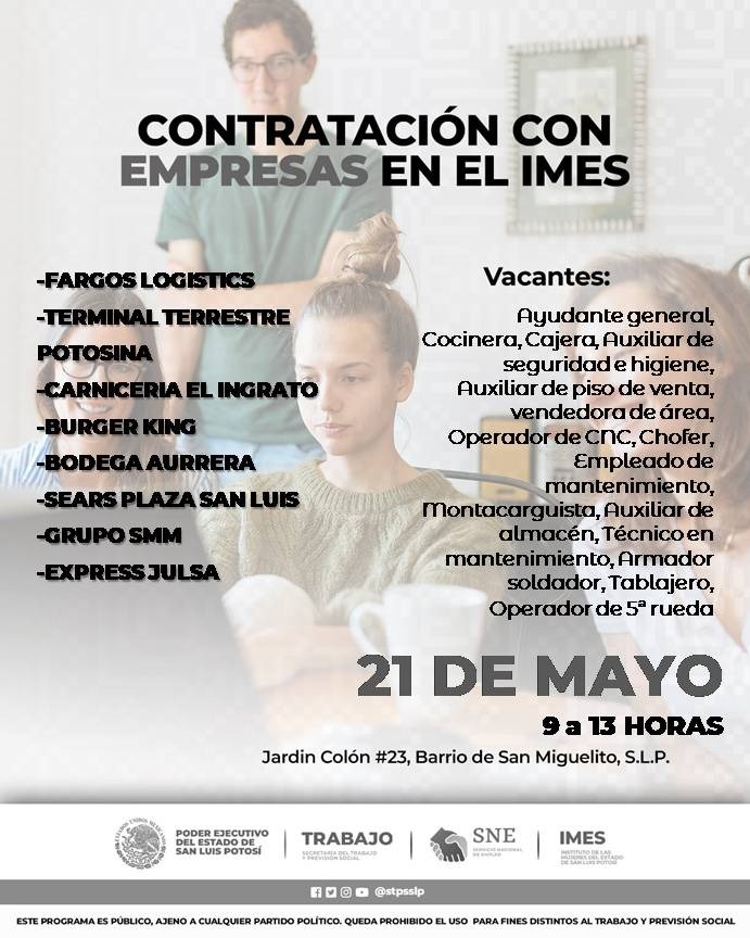 GOBIERNO ESTATAL INVITA A QUINTA JORNADA DE&nbsp;EMPLEO