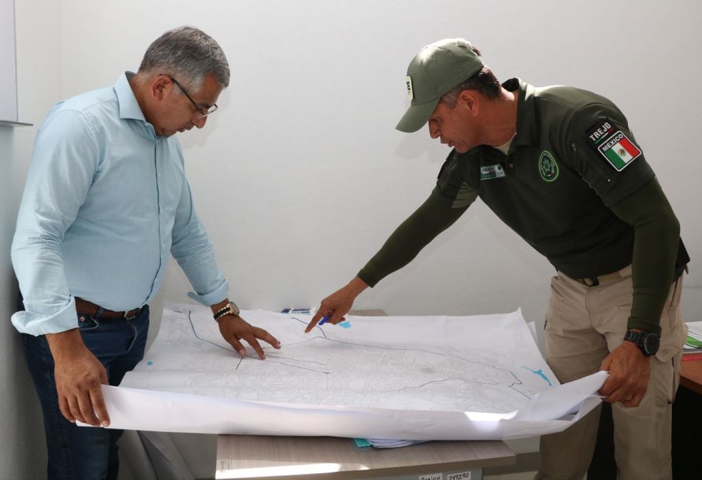 SECRETARIO ESTATAL DE SEGURIDAD, JOSÉ LUIS RUIZ CONTRERAS, SUPERVISA TRABAJOS DE LA DIVISIÓN&nbsp;CAMINOS