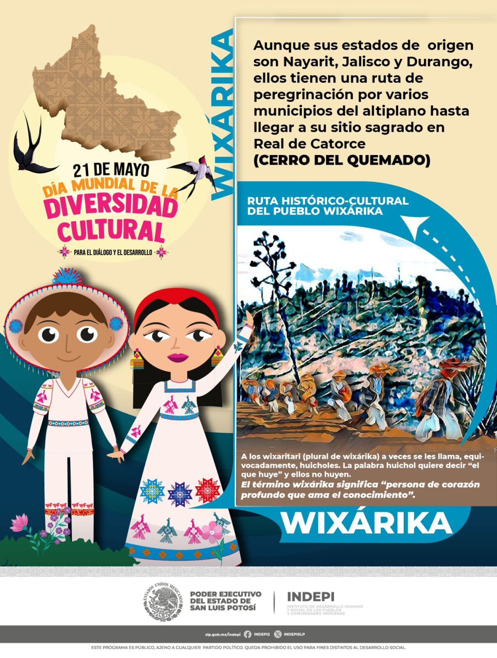 DESTACA PODER EJECUTIVO LA DIVERSIDAD CULTURAL DE SAN LUIS POTOSÍ