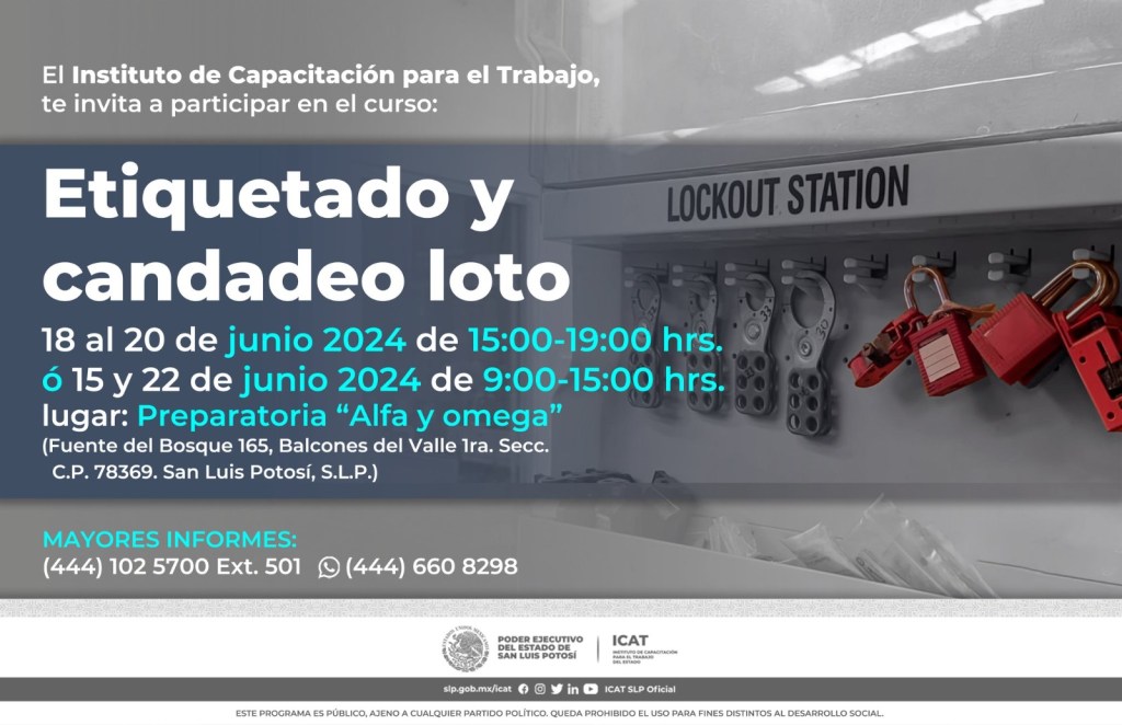 INVITAN A CURSO SOBRE SEGURIDAD EN MANTENIMIENTO DE EQUIPOS&nbsp;INDUSTRIALES