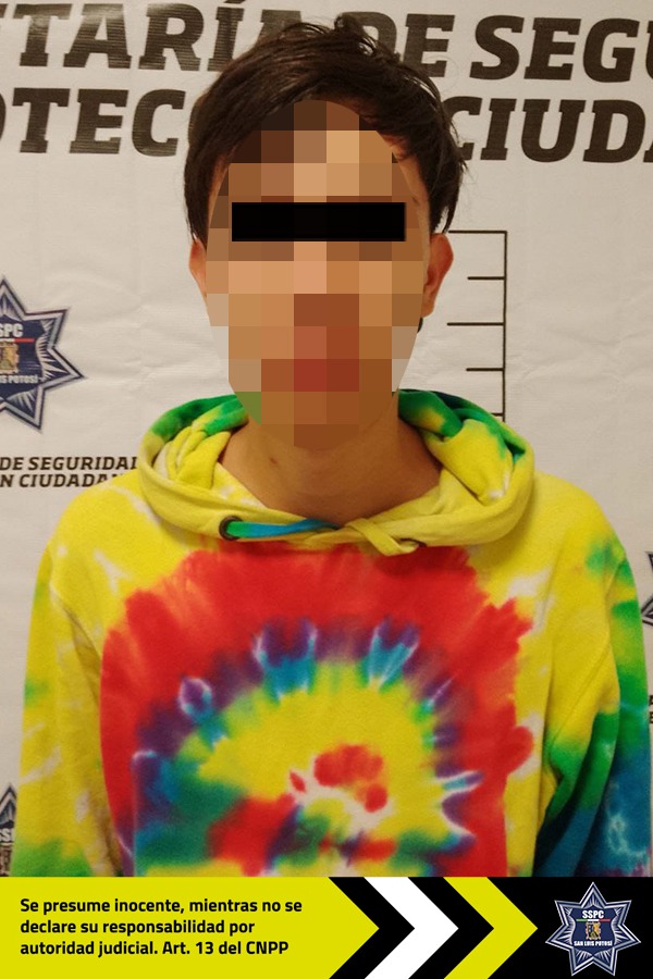 En diferentes acciones de seguridad, Policía Municipal de SLP detiene a dos personas por el delito de robo a&nbsp;comercio