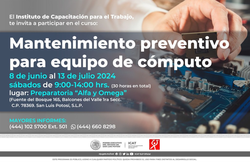 POTOSINAS Y POTOSINOS RECIBEN CAPACITACIONES PARA ACCEDER A MEJORES EMPLEOS 