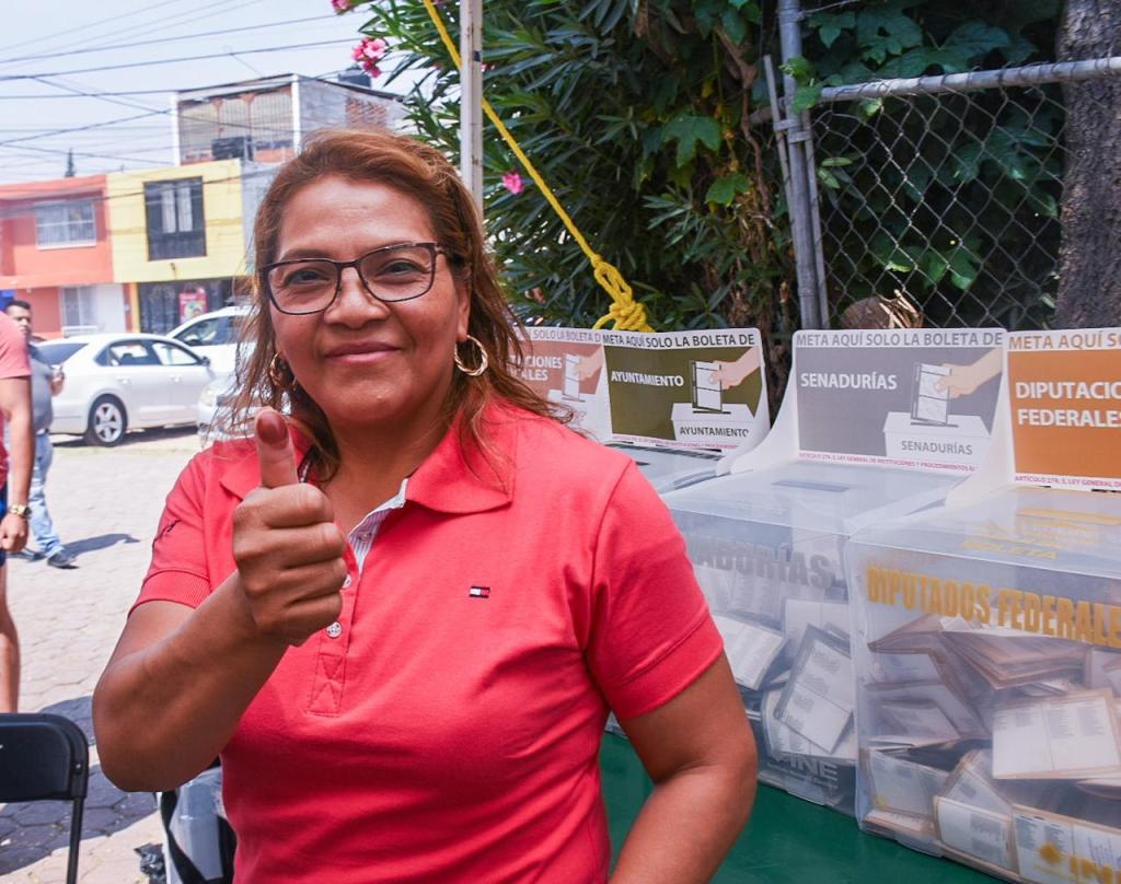 SOLEDAD DE G. S. RESALTA ORDEN DURANTE EJERCIO DEMOCRÁTICO, ESTE&nbsp;DOMINGO
