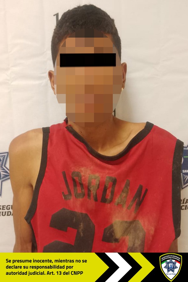 Policía Municipal de SLP detiene a hombre señalado por allanamiento en la colonia Del&nbsp;Valle