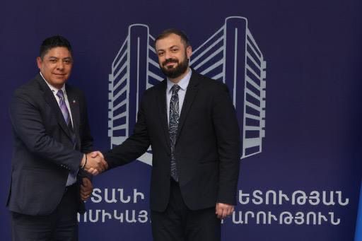 GOBERNADOR Y PRESIDENTE DE ARMENIA DIALOGAN SOBRE PROYECTOS DE INVERSIÓN EN&nbsp;SLP