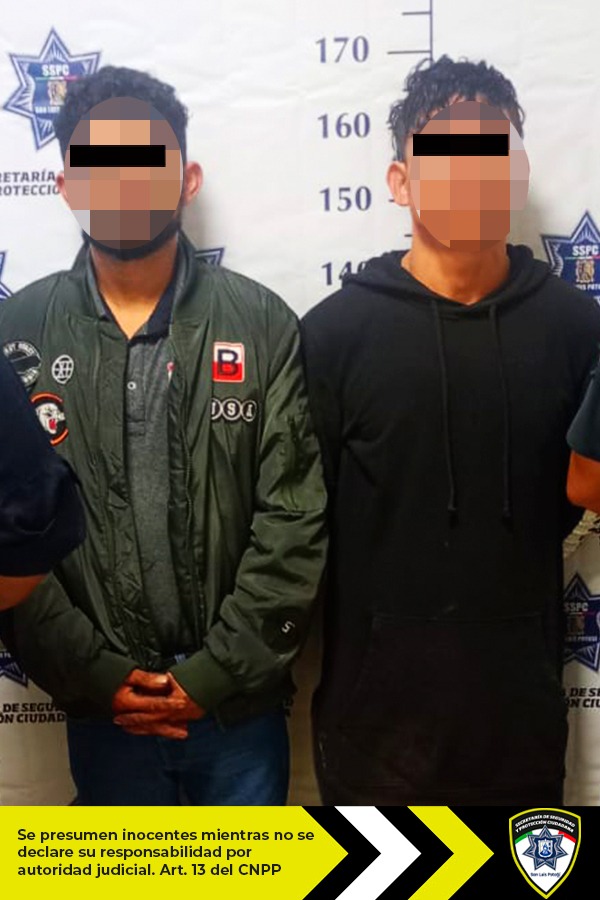 En calles de la colonia Del Llano, agentes municipales detienen a dos hombres que se encontraban desvalijando una camioneta con reporte de robo&nbsp;vigente