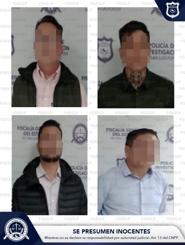 EN FLAGRANCIA FGESLP INCAUTA ARMAS DE FUEGO, UNA CAMIONETA Y DETUVO A CUATRO INDIVIDUOS EN&nbsp;SGS